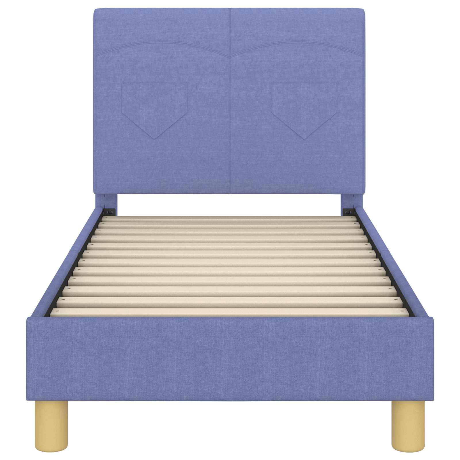 Struttura letto per bambini con testata Blu jeans 70 x 140 cm 42010983