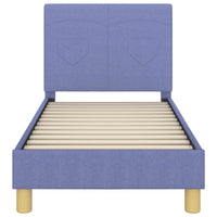 Struttura letto per bambini con testata Blu jeans 70 x 140 cm 42010983