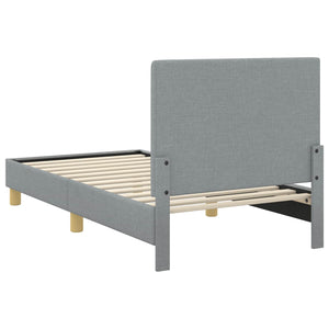 Struttura letto bambini con testata Grigio chiaro 80 x 160 cm 42010984