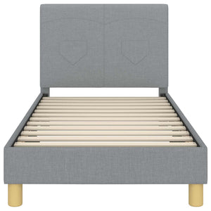 Struttura letto bambini con testata Grigio chiaro 80 x 160 cm 42010984