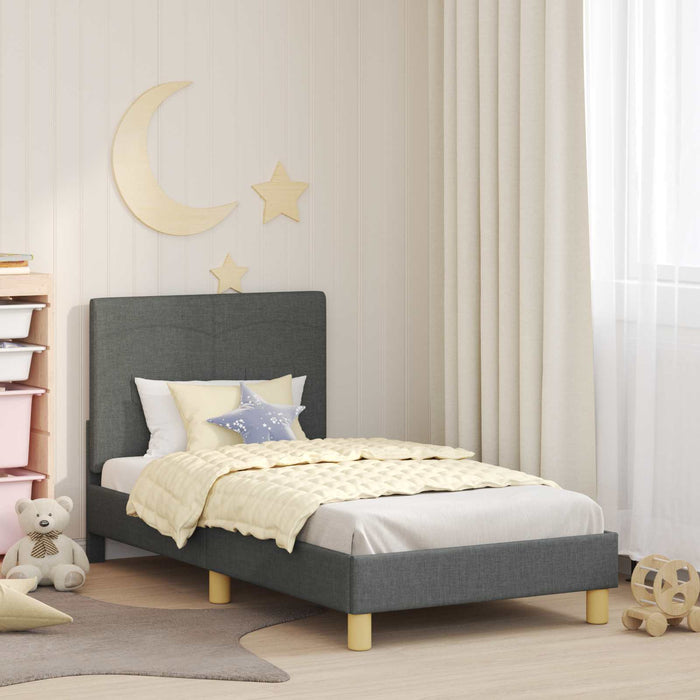 Struttura letto bambini con testata Grigio scuro 80 x 160 cm 42010985