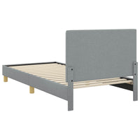 Struttura letto bambini con testata Grigio chiaro 80 x 200 cm 42010989