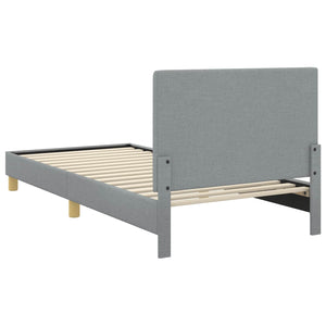 Struttura letto bambini con testata Grigio chiaro 80 x 200 cm 42010989