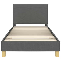Struttura letto bambini con testata Grigio scuro 80 x 200 cm 42010990