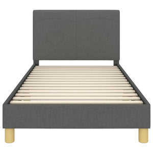 Struttura letto bambini con testata Grigio scuro 80 x 200 cm 42010990