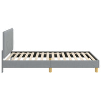 Struttura letto bambini con testata Grigio chiaro 90 x 190 cm 42010994