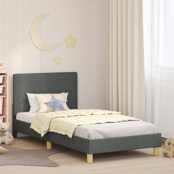 Struttura letto bambini con testata Grigio scuro 90 x 200 cm 42011000