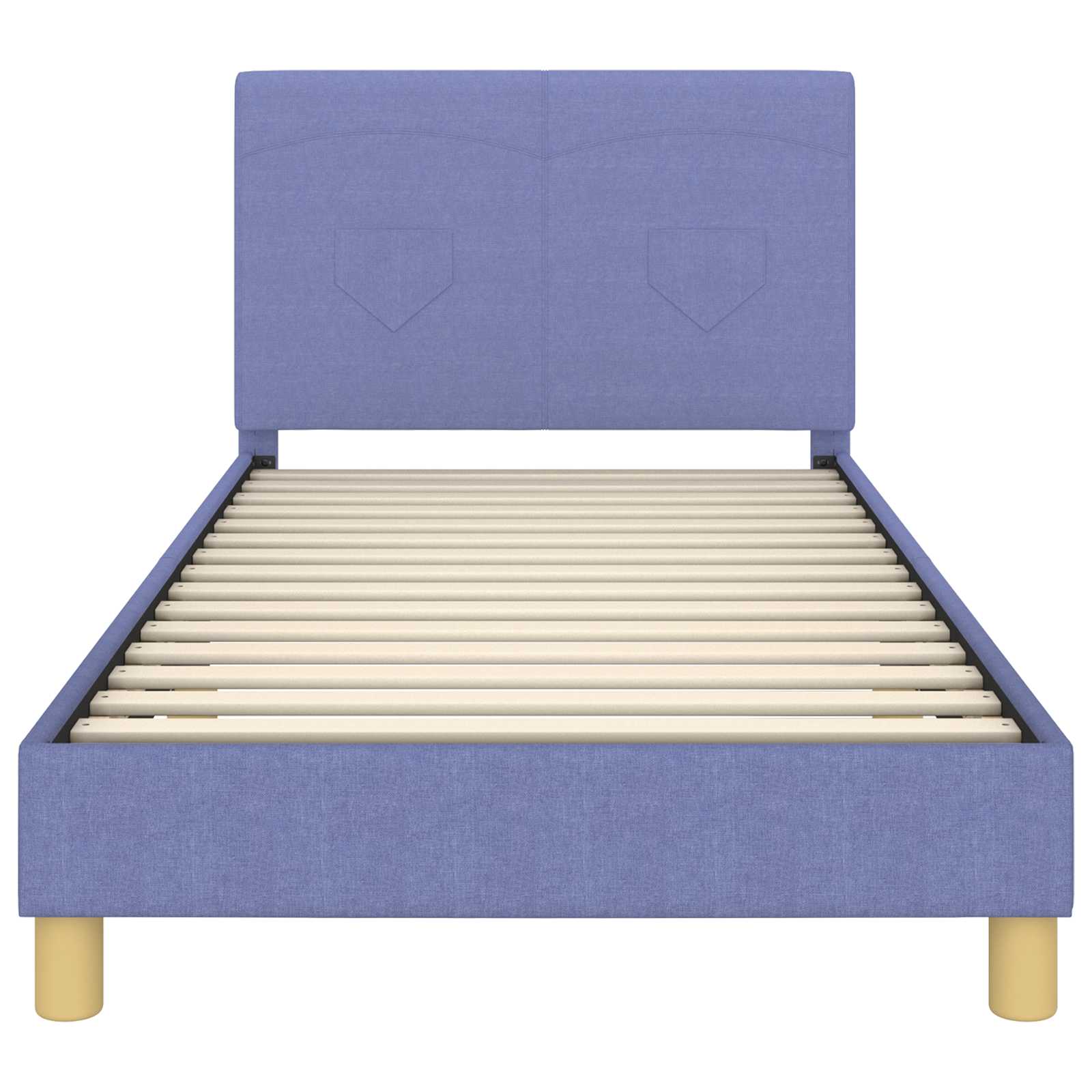 Struttura letto bambini con testata Blu jeans 90 x 200 cm 42011003