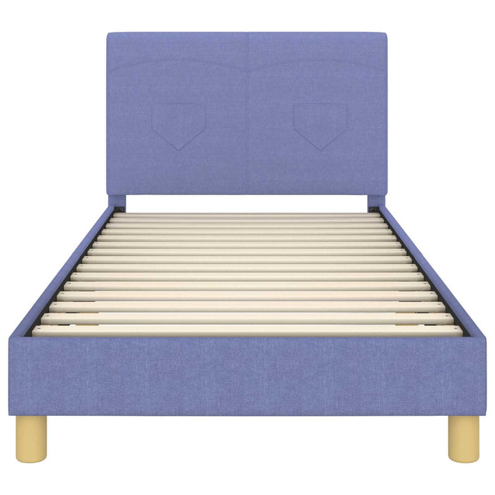 Struttura letto bambini con testata Blu jeans 90 x 200 cm 42011003