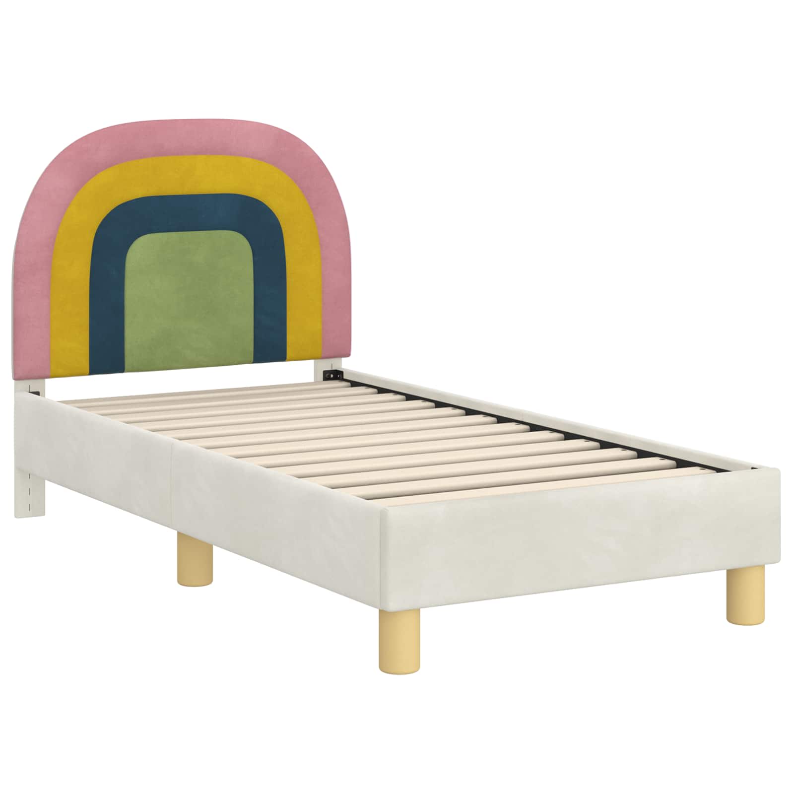 Struttura letto per bambini con testata Crema 70 x 140 cm 42011004