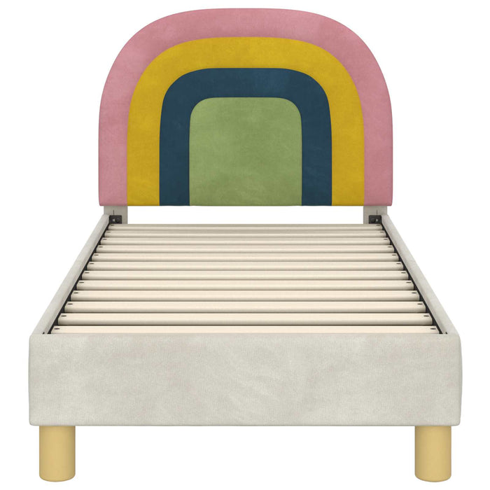 Struttura letto per bambini con testata Crema 70 x 140 cm 42011004