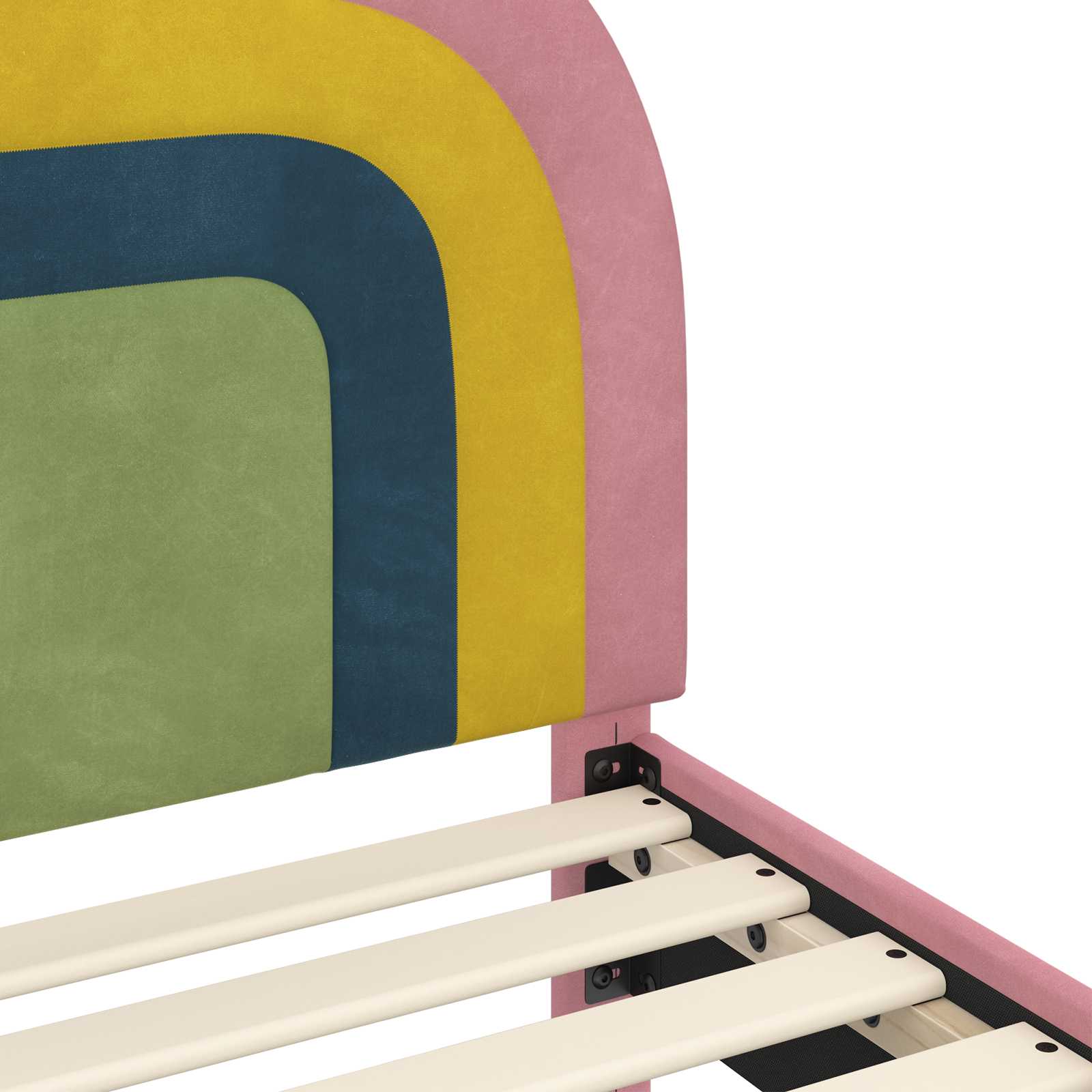 Struttura letto per bambini con testata Rosa 70 x 140 cm 42011005