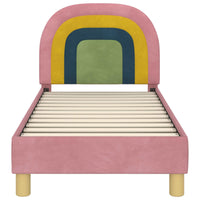 Struttura letto per bambini con testata Rosa 70 x 140 cm 42011005