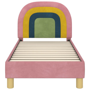 Struttura letto per bambini con testata Rosa 70 x 140 cm 42011005