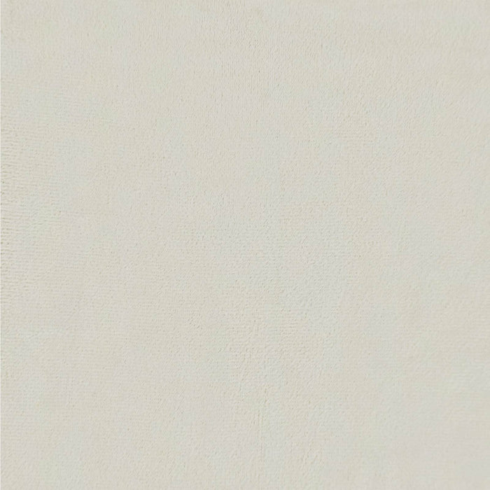 Struttura letto bambini con testata Crema 90 x 200 cm Velluto 42011012