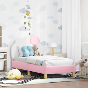 Struttura letto per bambini con testata Rosa 70 x 140 cm PU 42011014