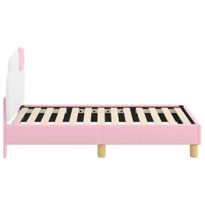 Struttura letto per bambini con testata Rosa 70 x 140 cm PU 42011014