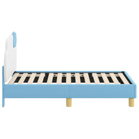 Struttura letto per bambini con testata Blu 70 x 140 cm PU 42011015