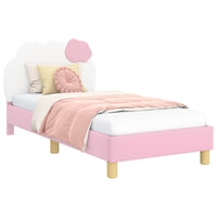 Struttura letto bambini con testata Rosa 80 x 160 cm PU 42011016