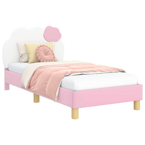 Struttura letto bambini con testata Rosa 80 x 160 cm PU 42011016