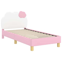 Struttura letto bambini con testata Rosa 80 x 160 cm PU 42011016