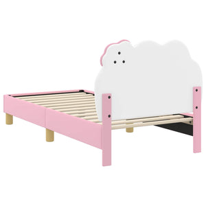 Struttura letto bambini con testata Rosa 80 x 160 cm PU 42011016