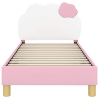 Struttura letto bambini con testata Rosa 80 x 160 cm PU 42011016