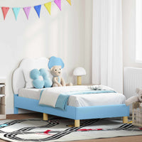 Struttura letto bambini con testata Blu 80 x 160 cm PU 42011017