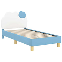 Struttura letto bambini con testata Blu 80 x 160 cm PU 42011017