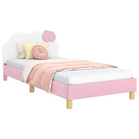 Struttura letto bambini con testata Rosa 90 x 190 cm PU 42011020