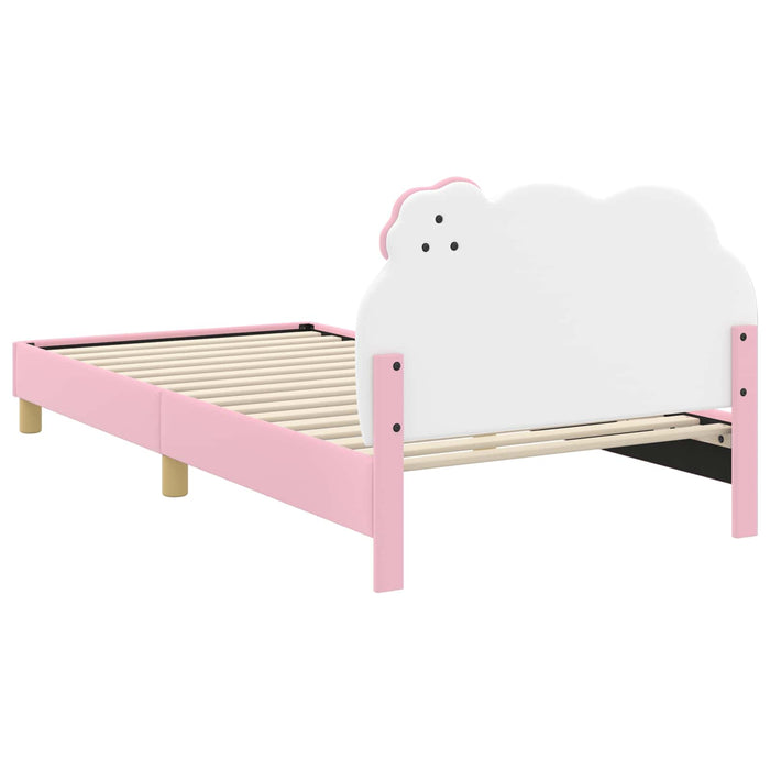 Struttura letto bambini con testata Rosa 90 x 190 cm PU 42011020