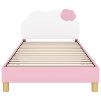 Struttura letto bambini con testata Rosa 90 x 190 cm PU 42011020