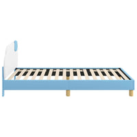 Struttura letto bambini con testata Blu 90 x 200 cm PU 42011023