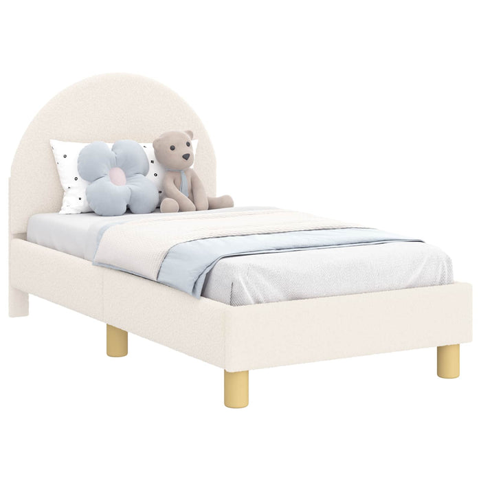Struttura letto per bambini con testata Crema 70 x 140 cm 42011024