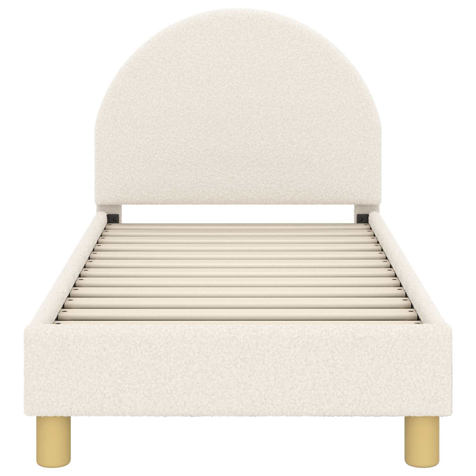 Struttura letto per bambini con testata Crema 70 x 140 cm 42011024