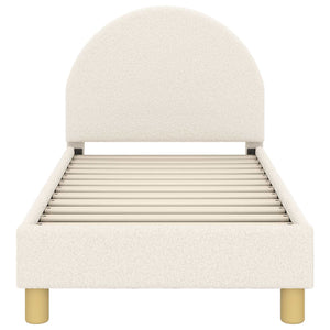 Struttura letto per bambini con testata Crema 70 x 140 cm 42011024