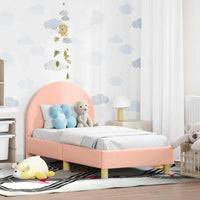 Struttura letto per bambini con testata Rosa 70 x 140 cm 42011025