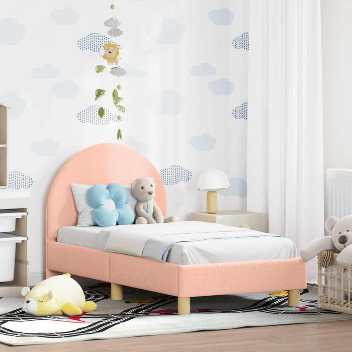 Struttura letto per bambini con testata Rosa 70 x 140 cm 42011025