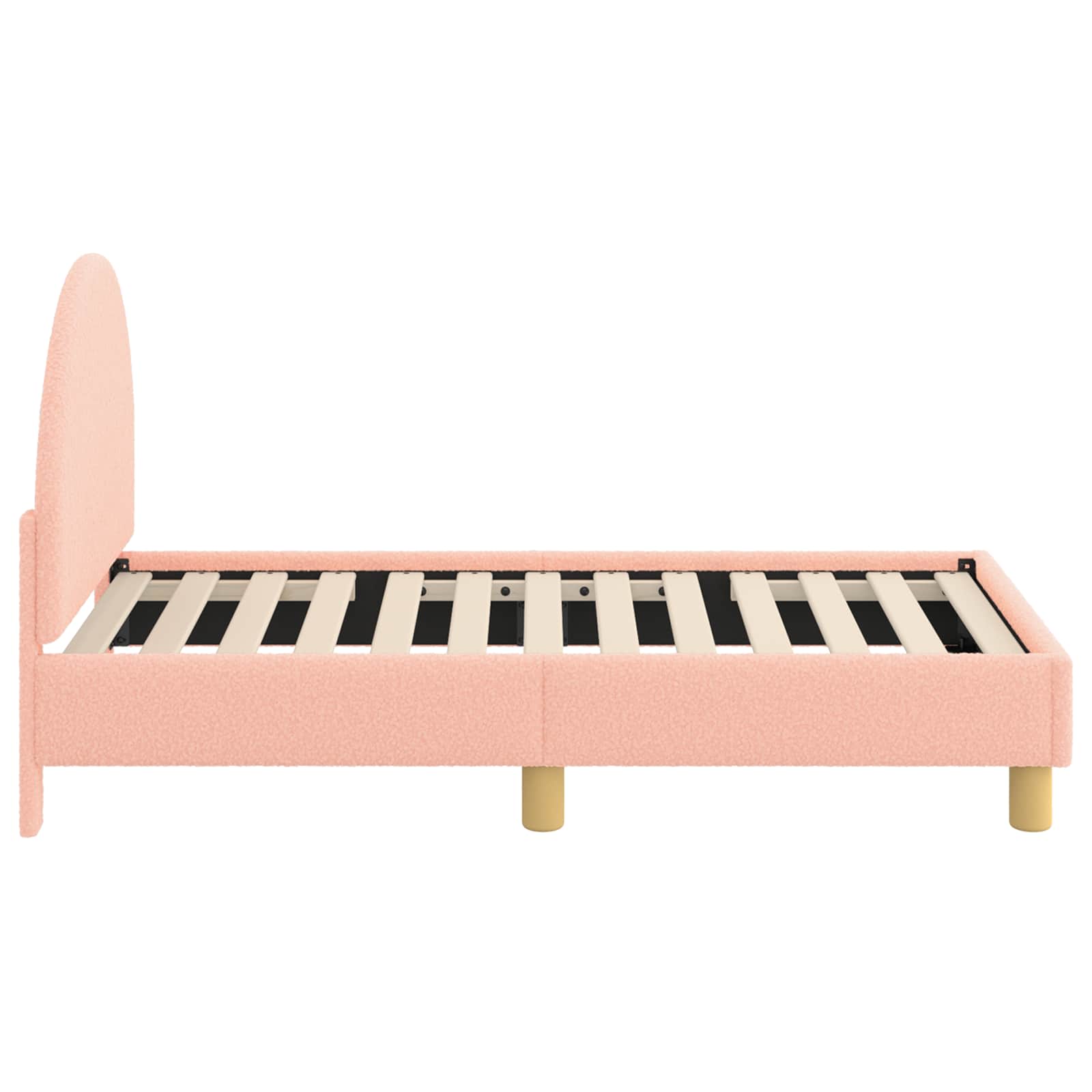 Struttura letto per bambini con testata Rosa 70 x 140 cm 42011025