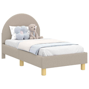 Struttura letto per bambini con testata Grigio chiaro 42011026