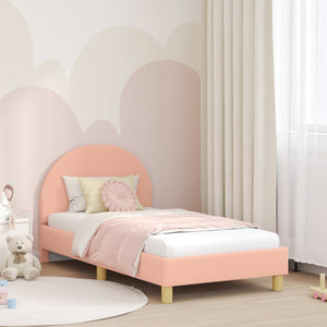 Struttura letto bambini con testata Rosa 80 x 160 cm 42011028