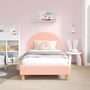 Struttura letto bambini con testata Rosa 80 x 160 cm 42011028