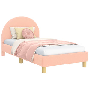 Struttura letto bambini con testata Rosa 80 x 160 cm 42011028