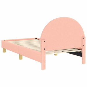 Struttura letto bambini con testata Rosa 80 x 160 cm 42011028