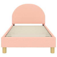 Struttura letto bambini con testata Rosa 80 x 160 cm 42011028