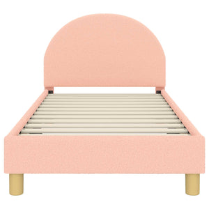 Struttura letto bambini con testata Rosa 80 x 160 cm 42011028