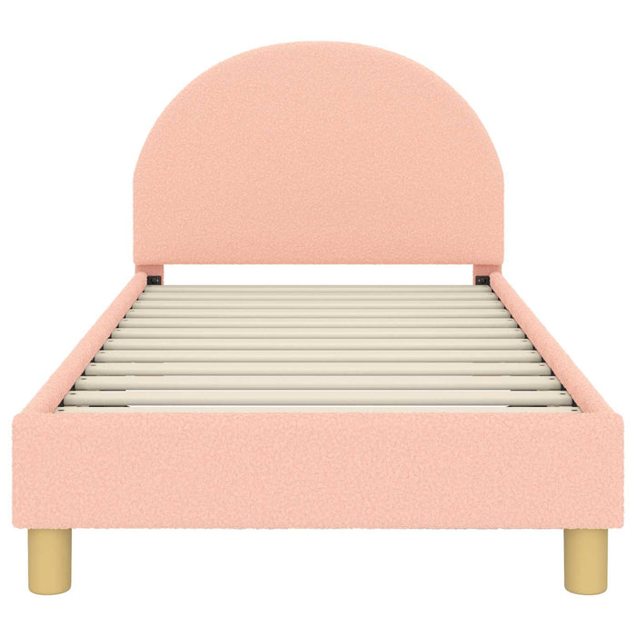 Struttura letto bambini con testata Rosa 80 x 160 cm 42011028