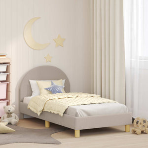 Struttura letto bambini con testata Grigio chiaro 80 x 160 cm 42011029