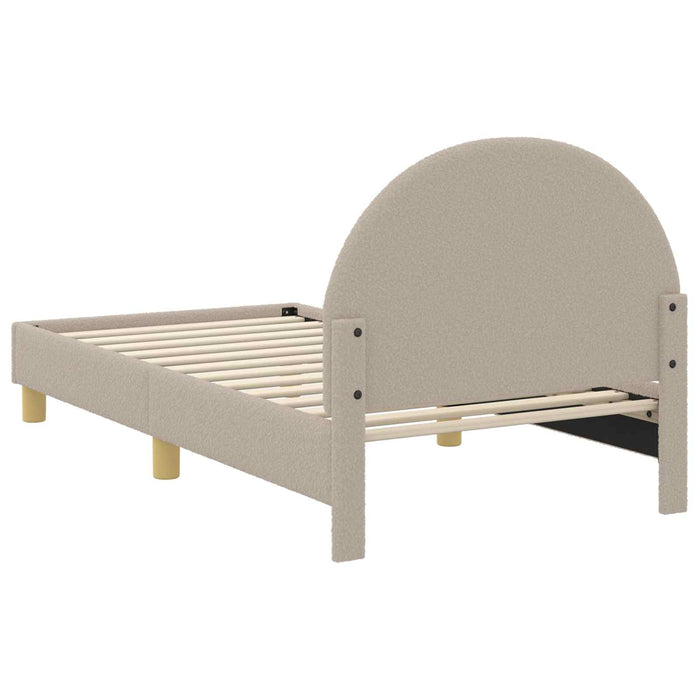 Struttura letto bambini con testata Grigio chiaro 80 x 160 cm 42011029