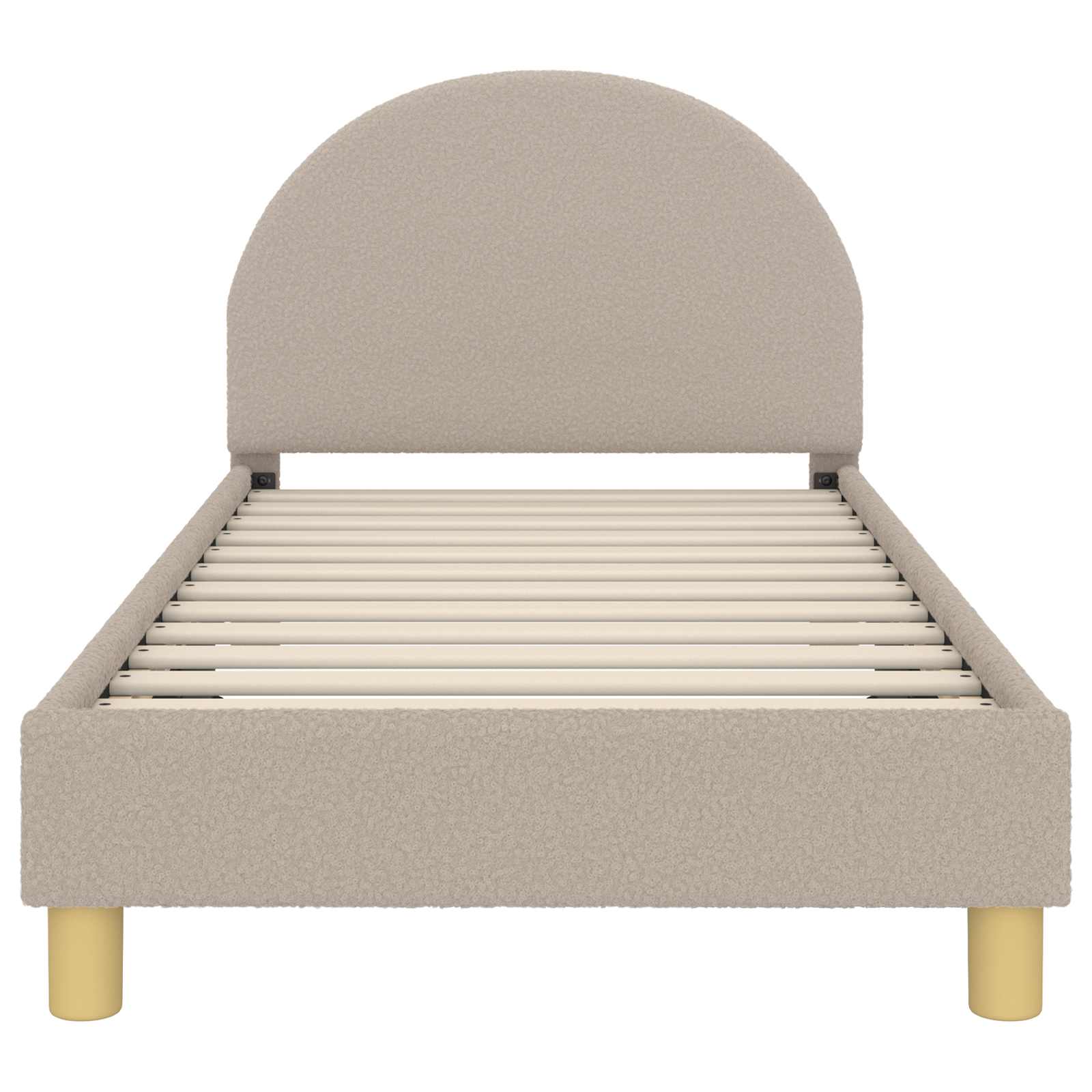 Struttura letto bambini con testata Grigio chiaro 80 x 160 cm 42011029